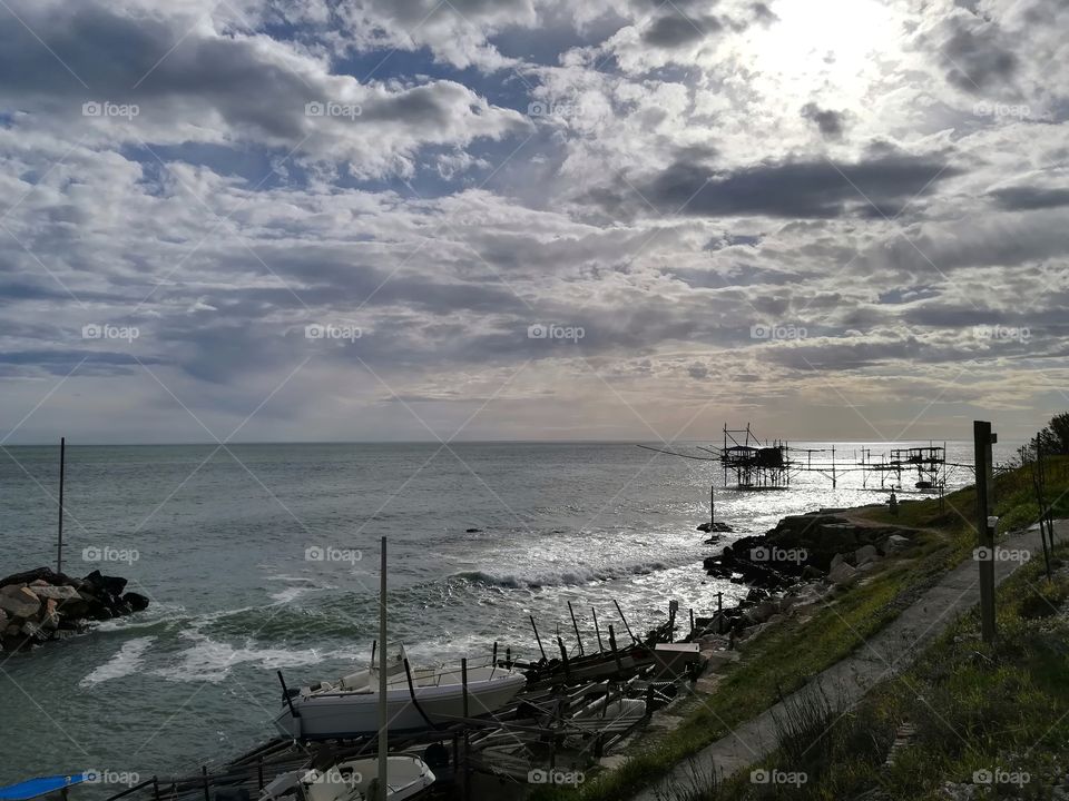 path leading to the sea