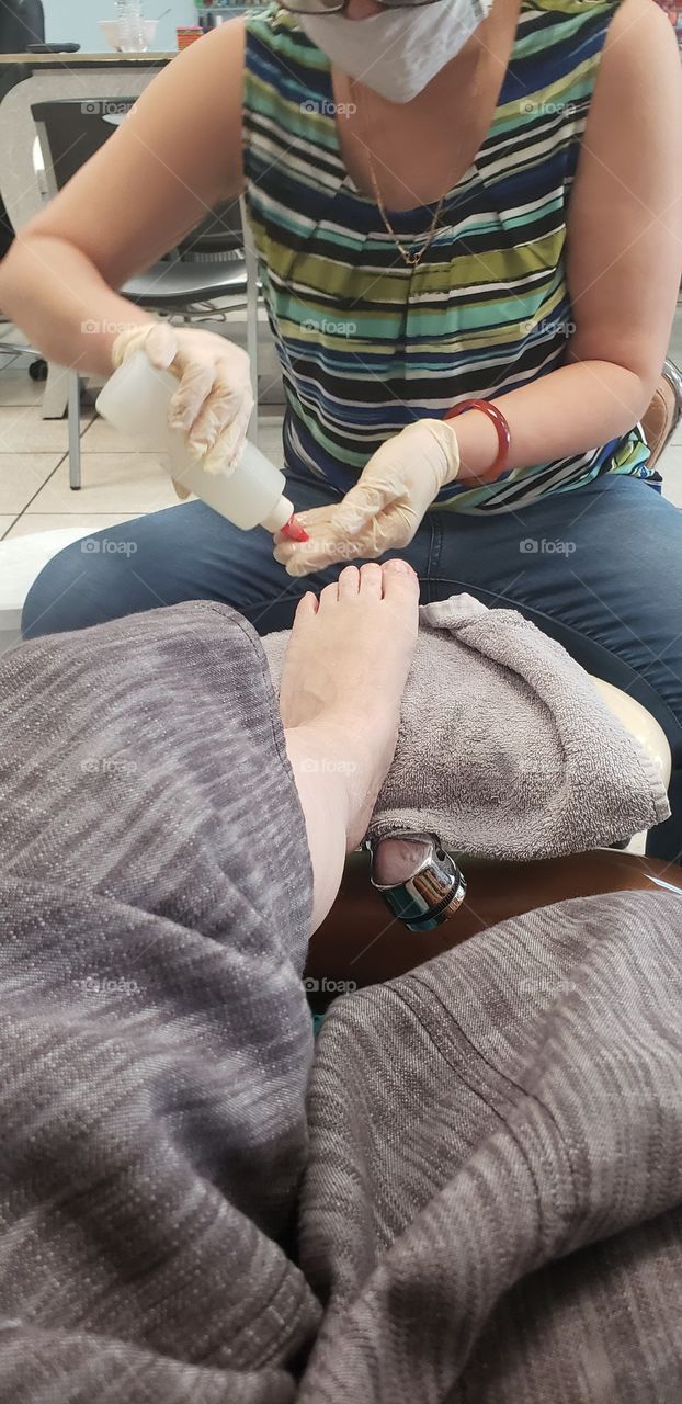 pedicure time