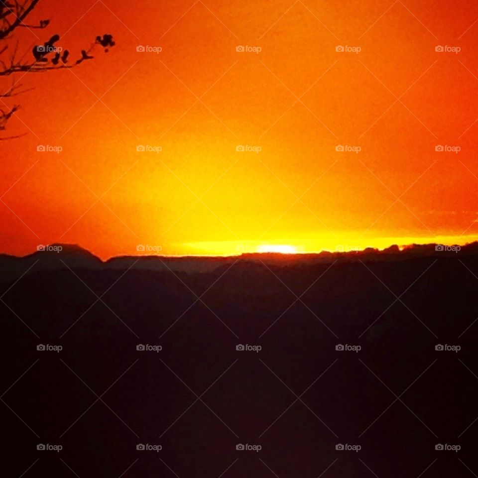 Setting sun, summer ending