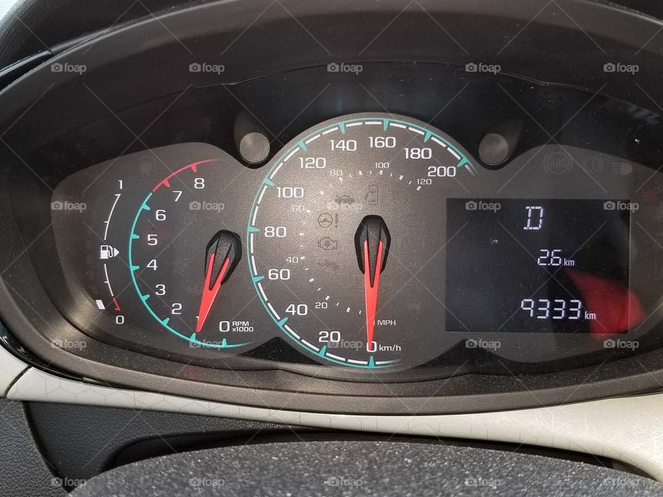 Dashboard Speedometer Odometer