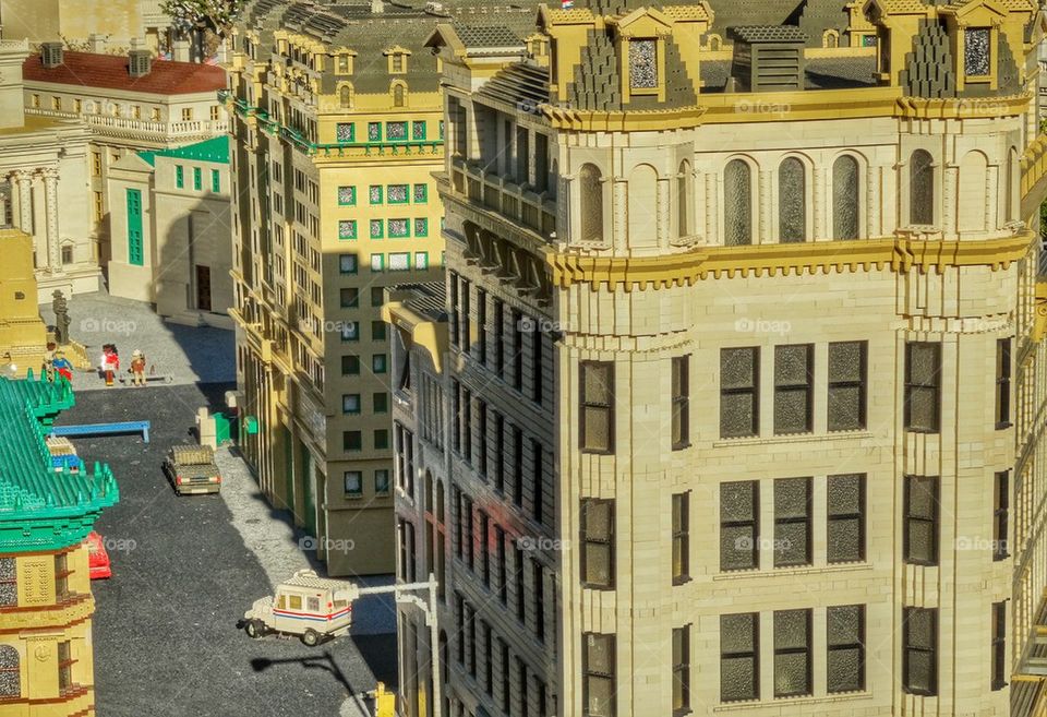 San Francisco City Diorama. Lego Cityscape