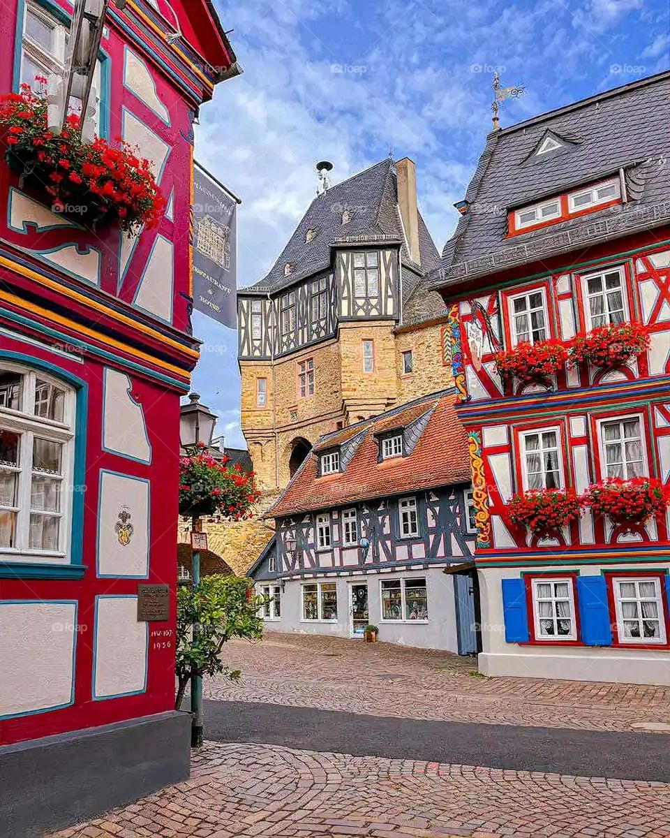 Glory be to God, the magnificent and picturesque view and the natural green trees are a view that is nothing more wonderful than it