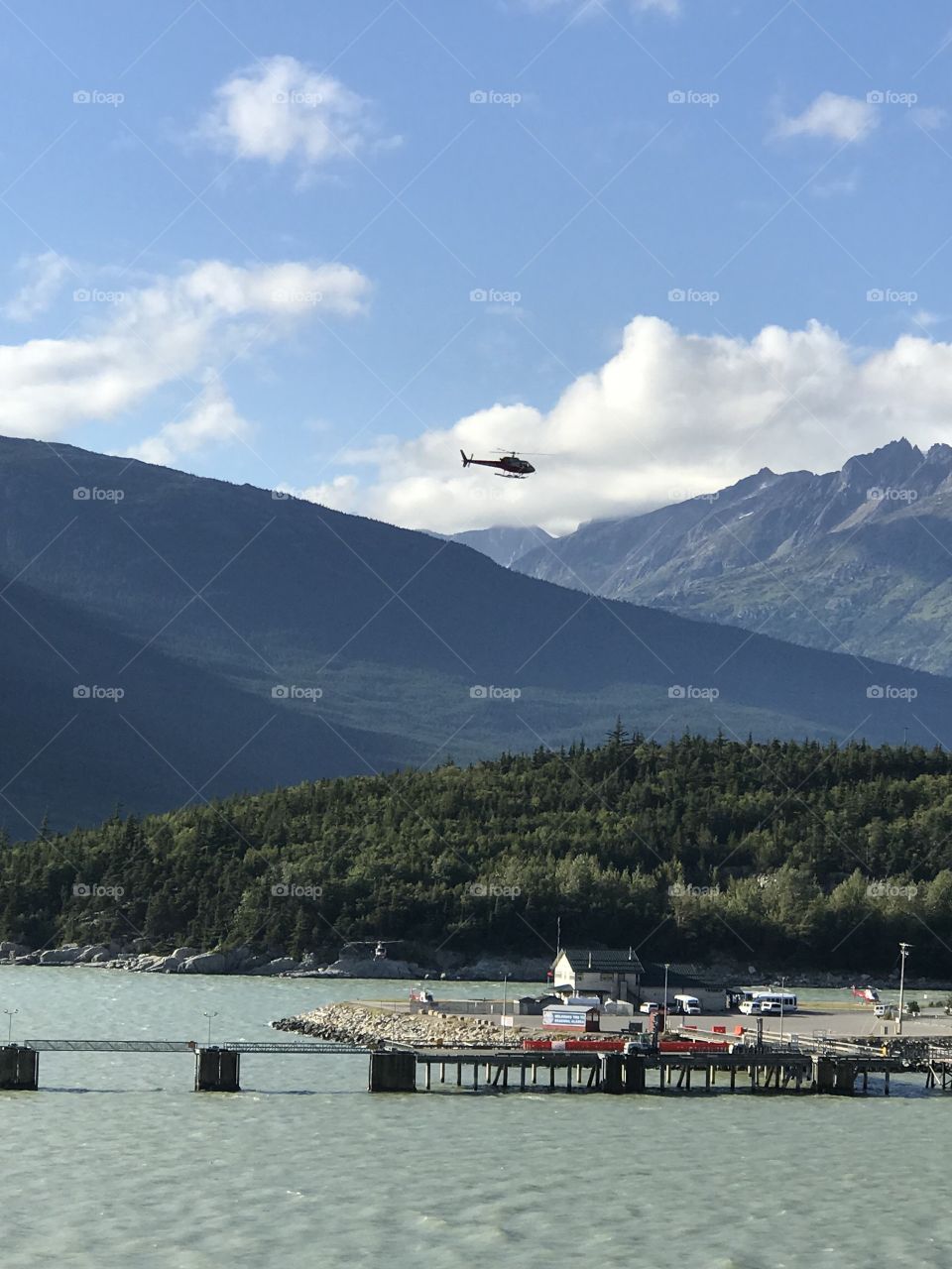 Landing in Skagway 