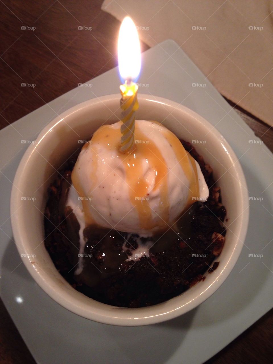 Birthday Brownie Sundae 