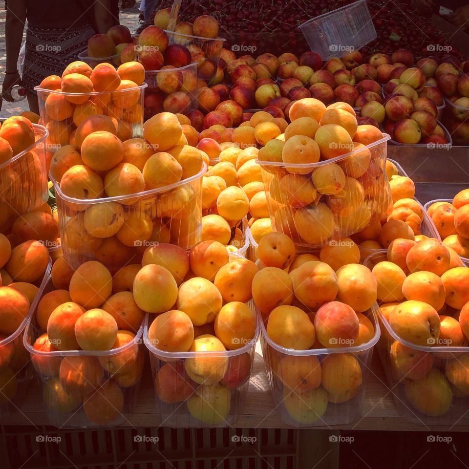 Peaches in Greece