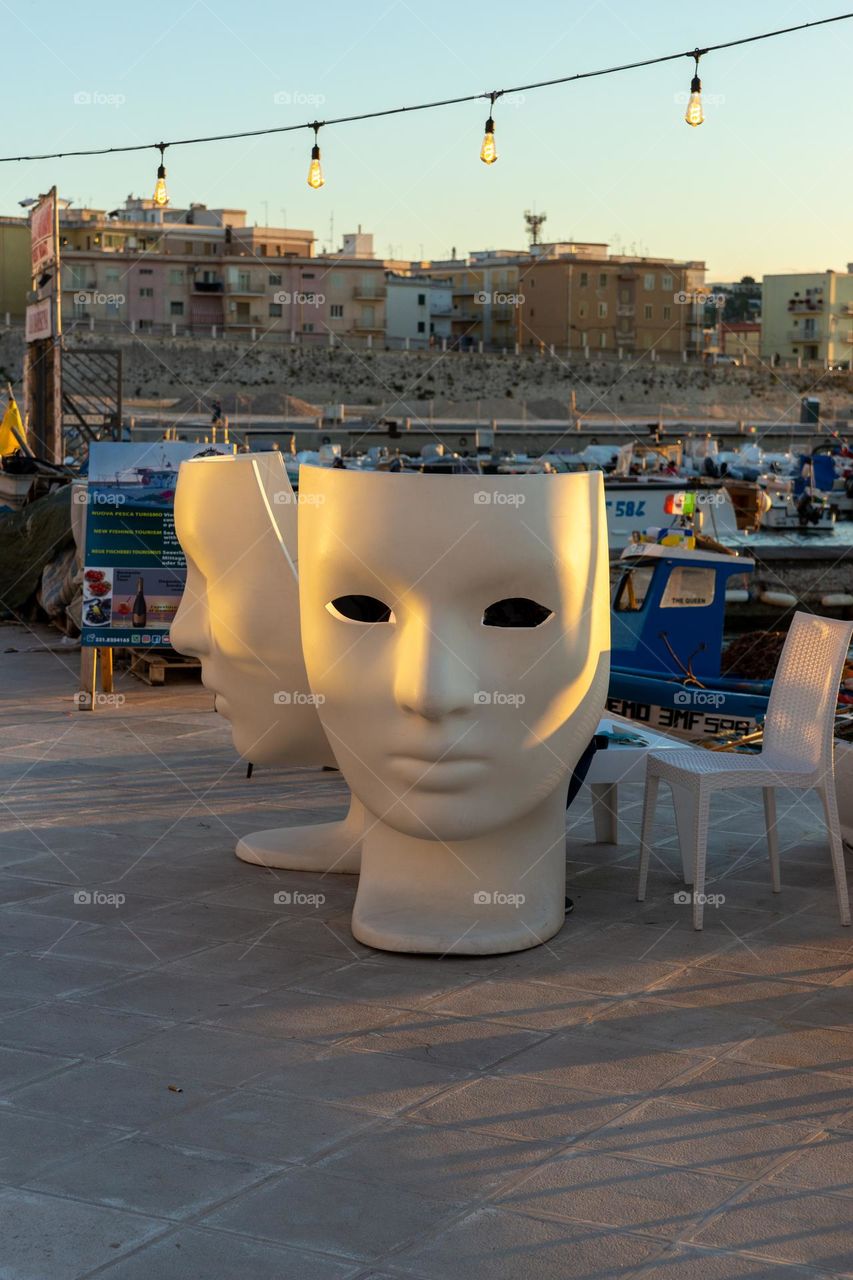 chairs that look like faces