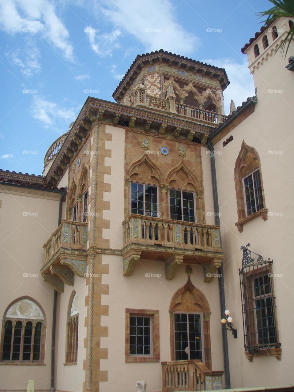 Architecture museum Ca' d'Zan Sarasota Florida USA Mediterranean style