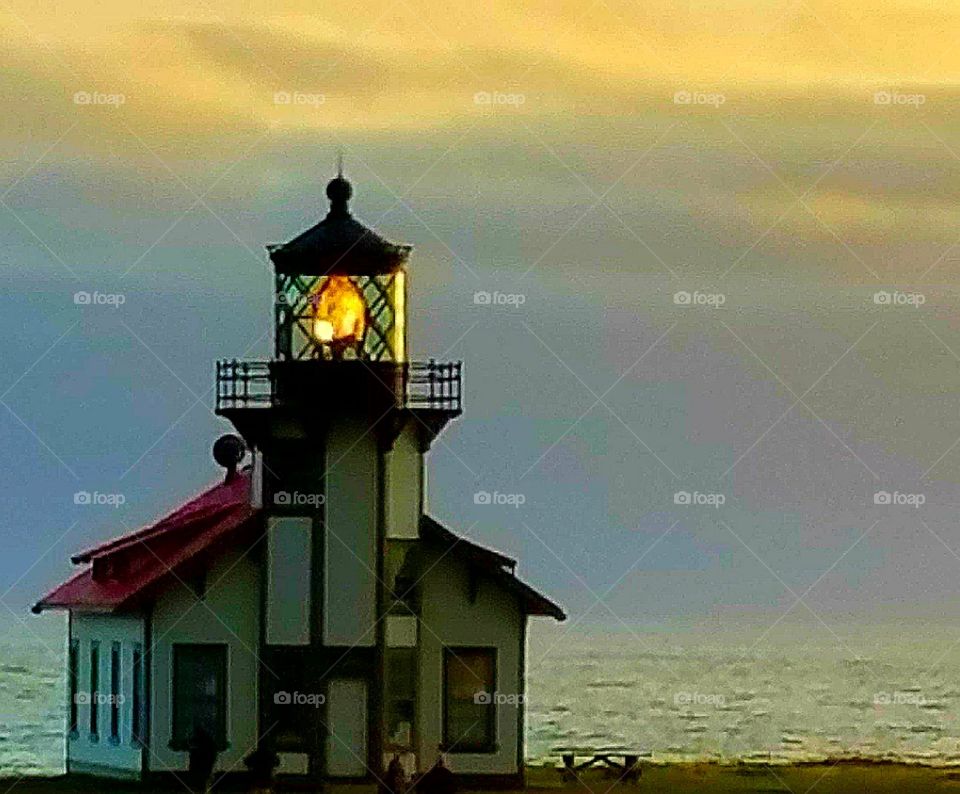 Point Cabrillo lighthouse in fort bragg