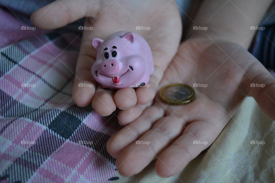 Hand, People, Money, Child, Little