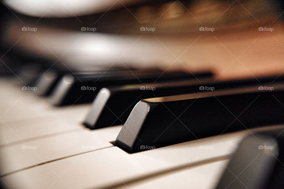 Piano close up