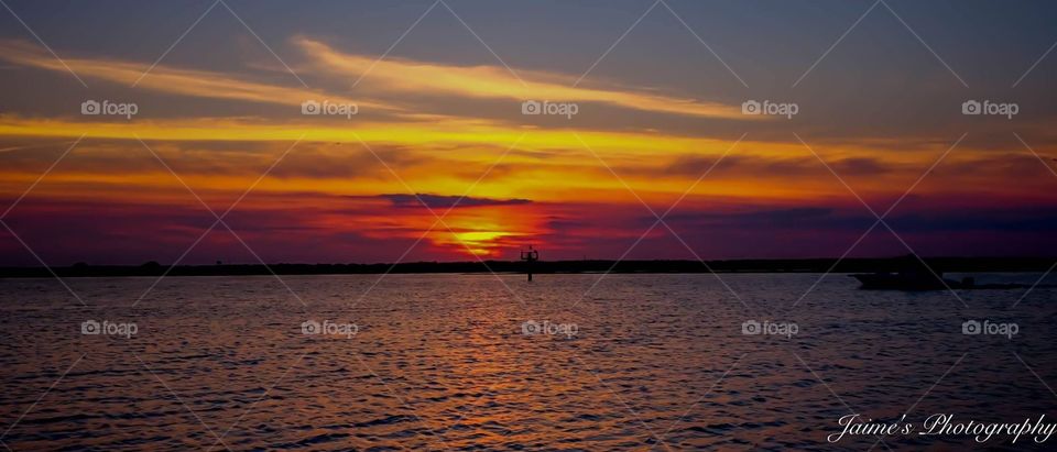 Riding into the sunset