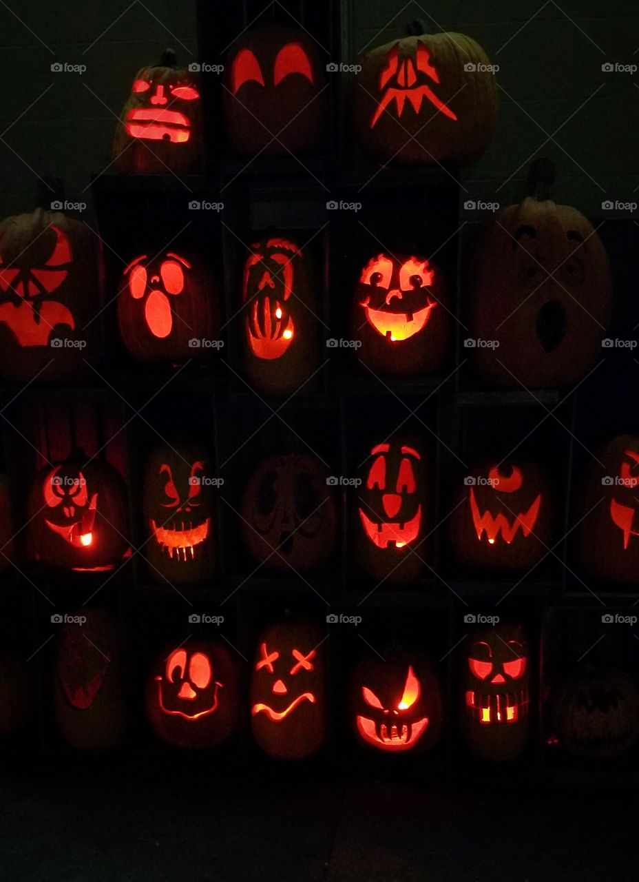 scary faces