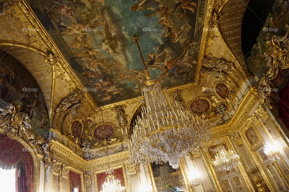 Grand Salon in the Napoleon III Apartments, Louvre, Paris 