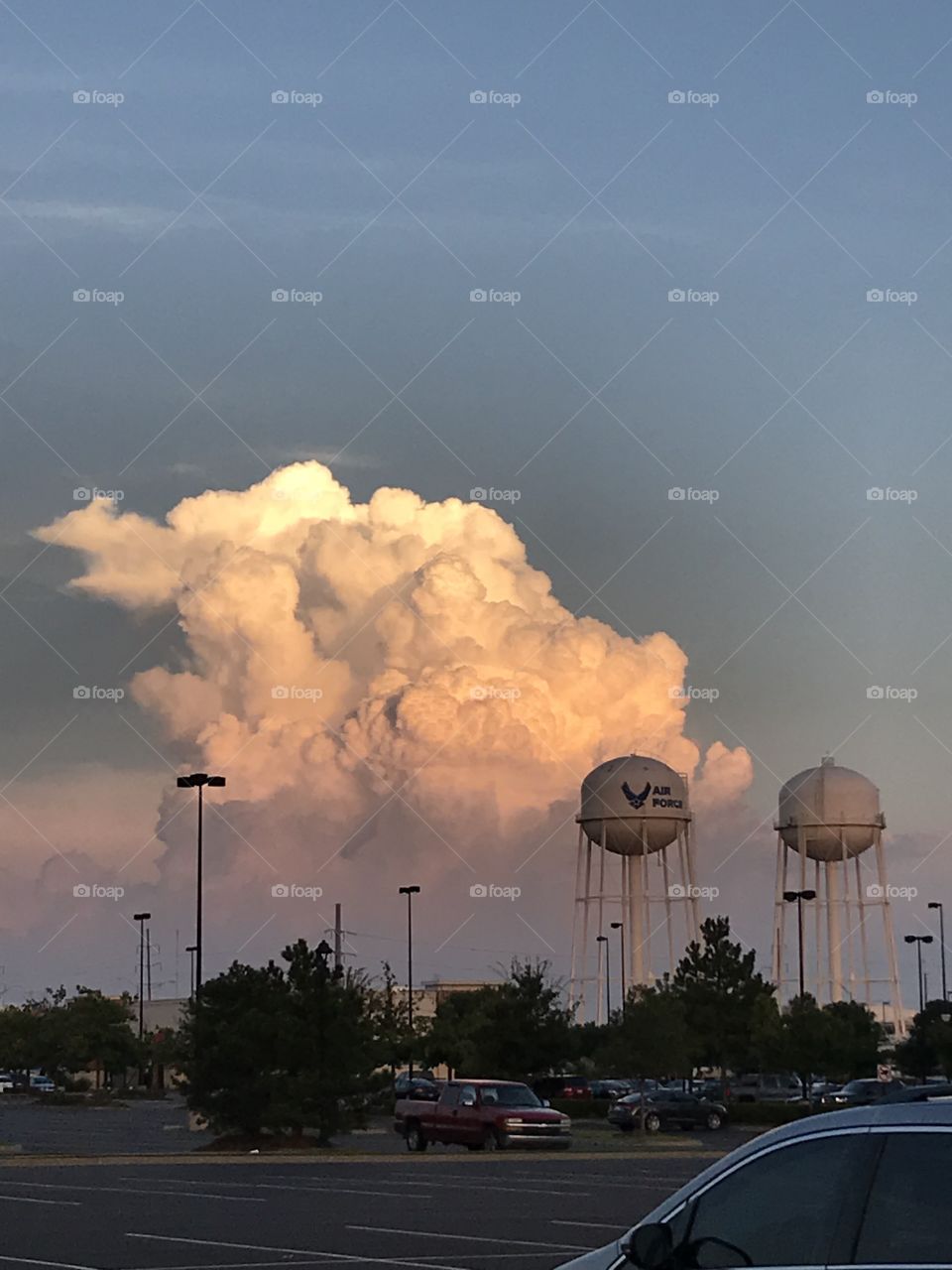 Tinker AFB, OK Clouds & Water Towers