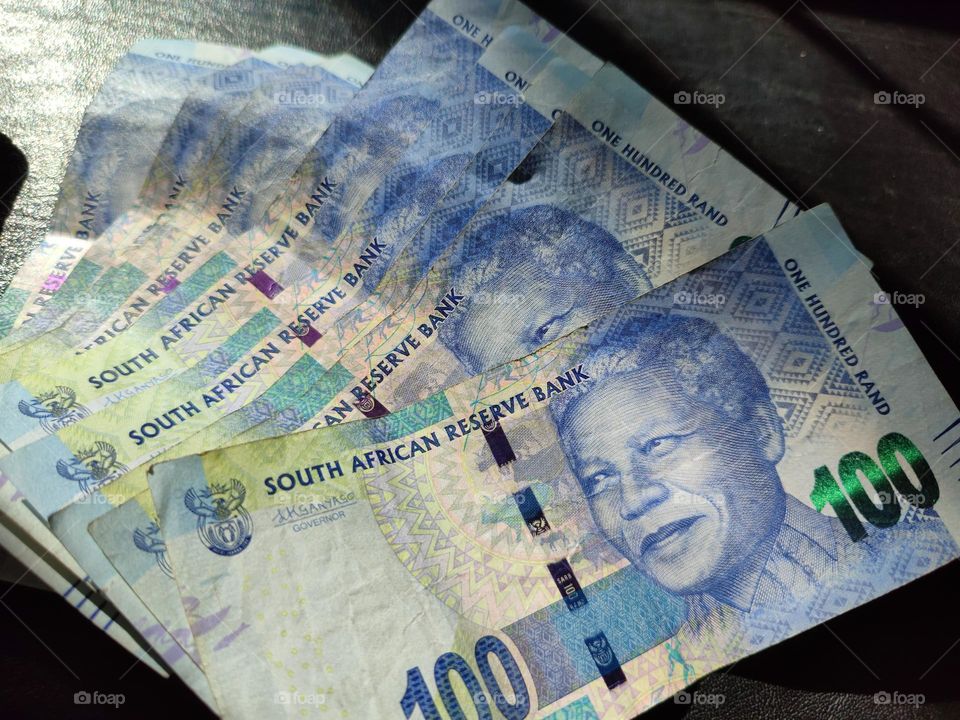 Rand - R100, banknotes South Africa