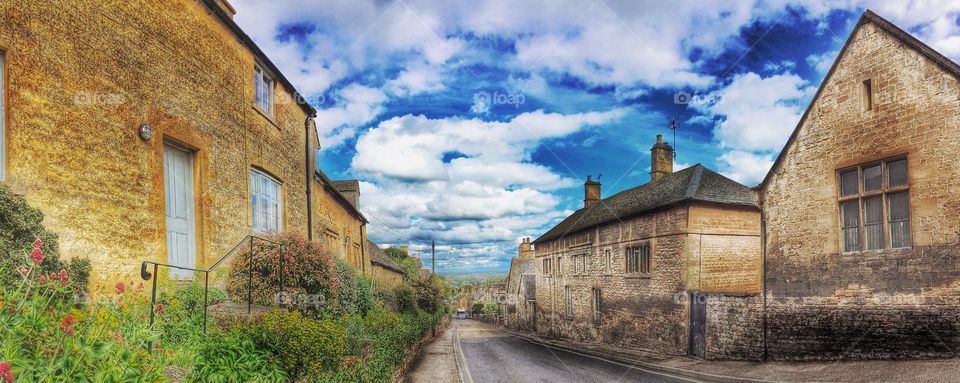 Village. Cottage