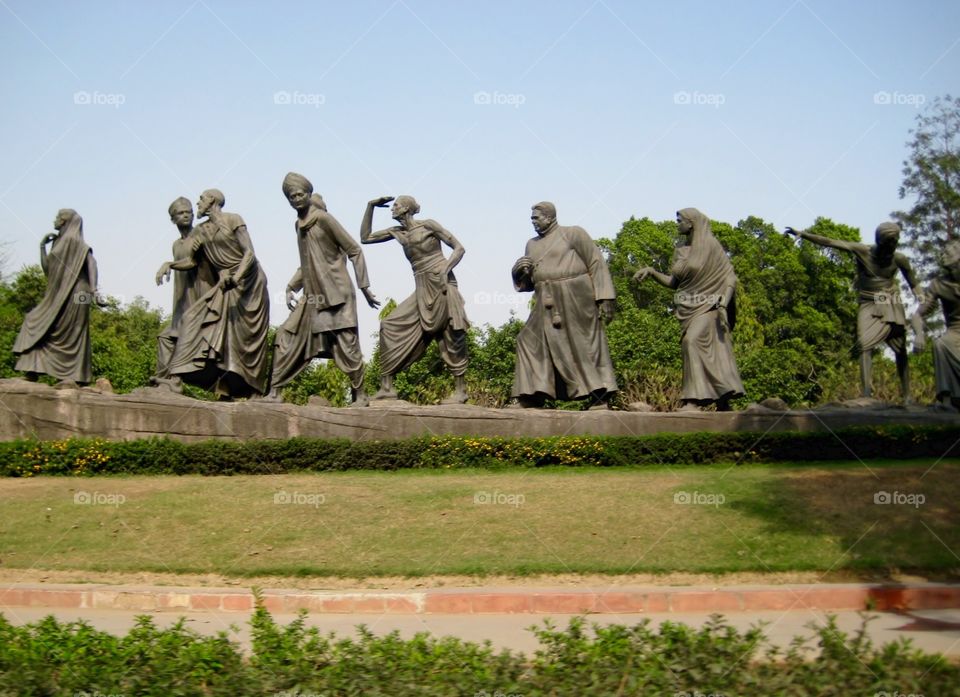 India . Ghandi's Salt March Monument