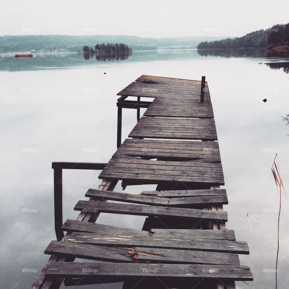 Lake in the winter