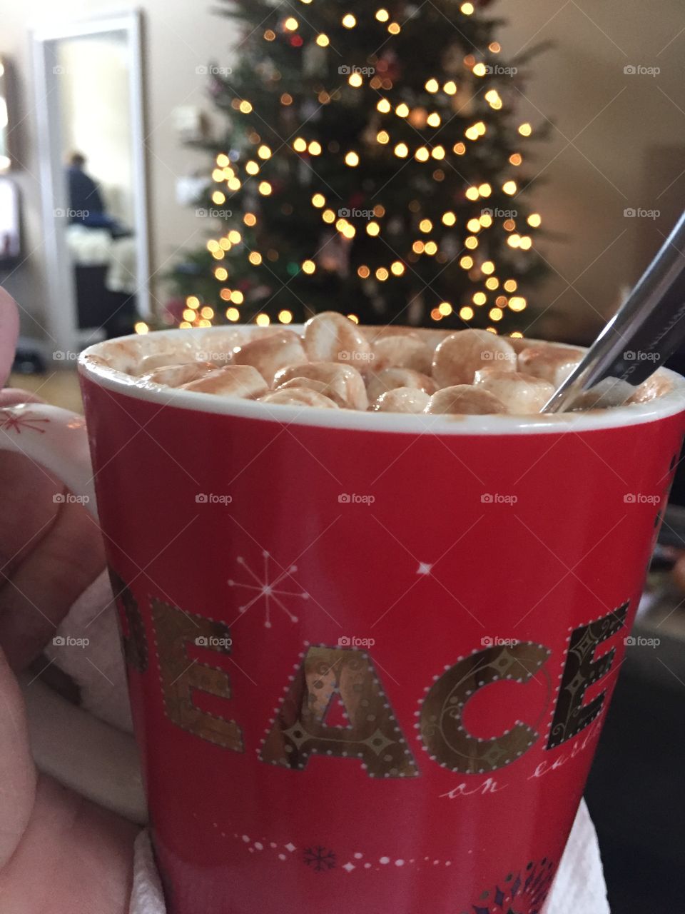 Christmas morning hot chocolate