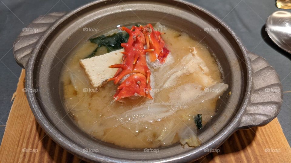 Delicious sea food hot pot