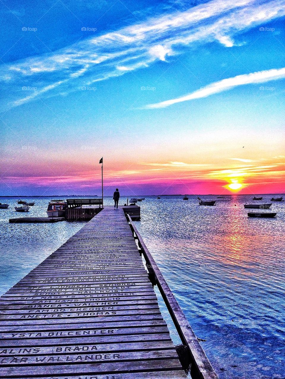 Walking the jetty