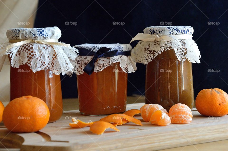 Homemade tangerine jam