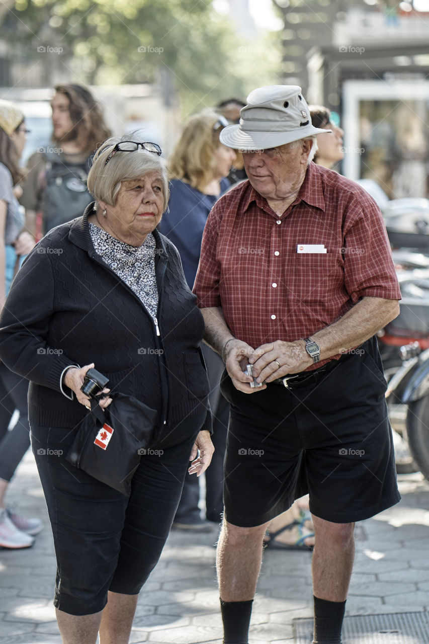 Canadian Senior Tourists