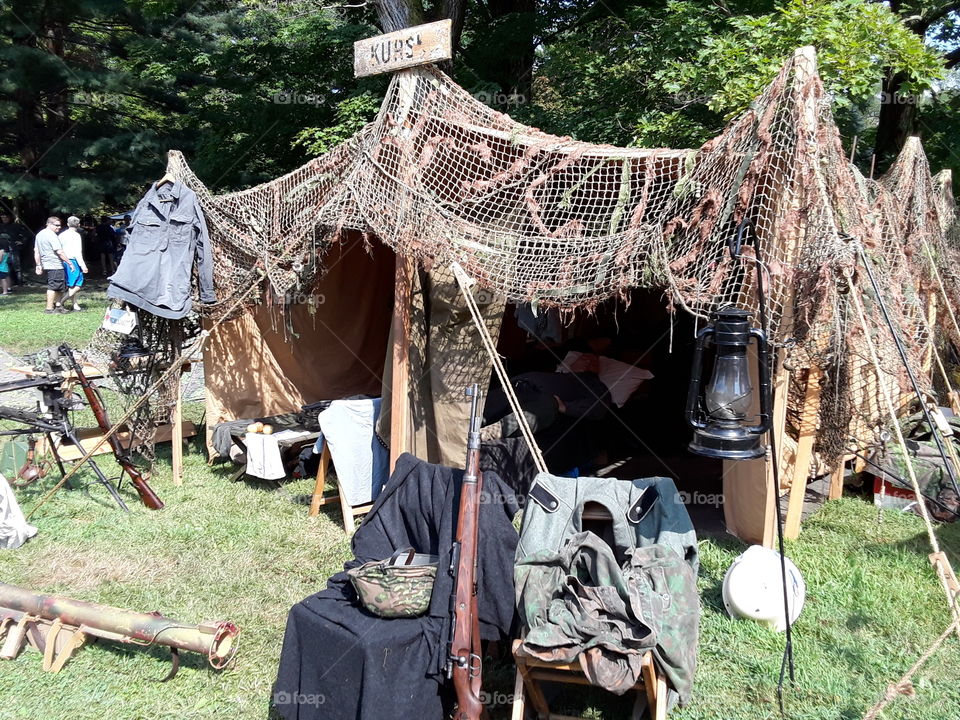 d-day reenactment camp