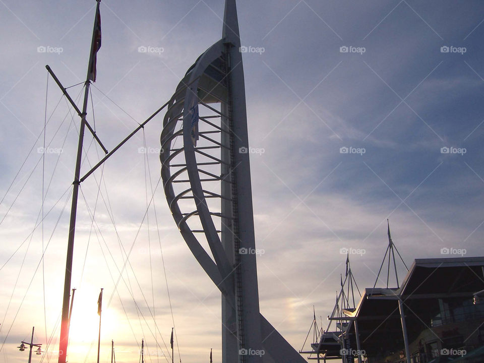sunset architecture portsmouth tower by pmr691111