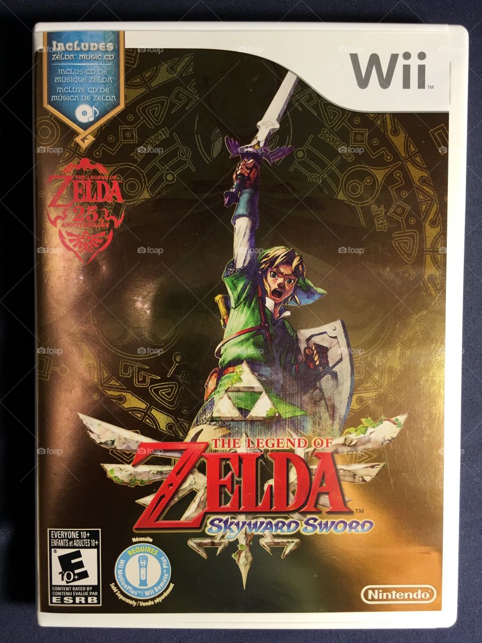 The Legend of Zelda Skyward Sword with music cd  video game for the Nintendo wii - released 2011