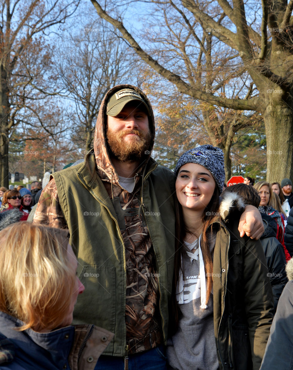 Portrait of a man and woman