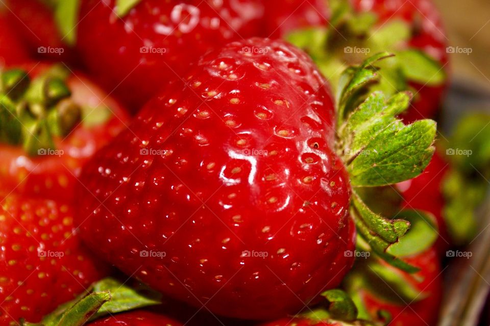 Close-up of a strawberry