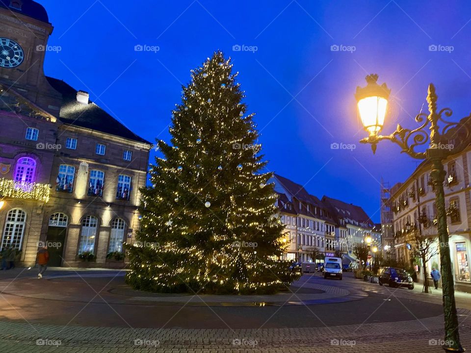 Joyeux Noel, Wissembourg square, France