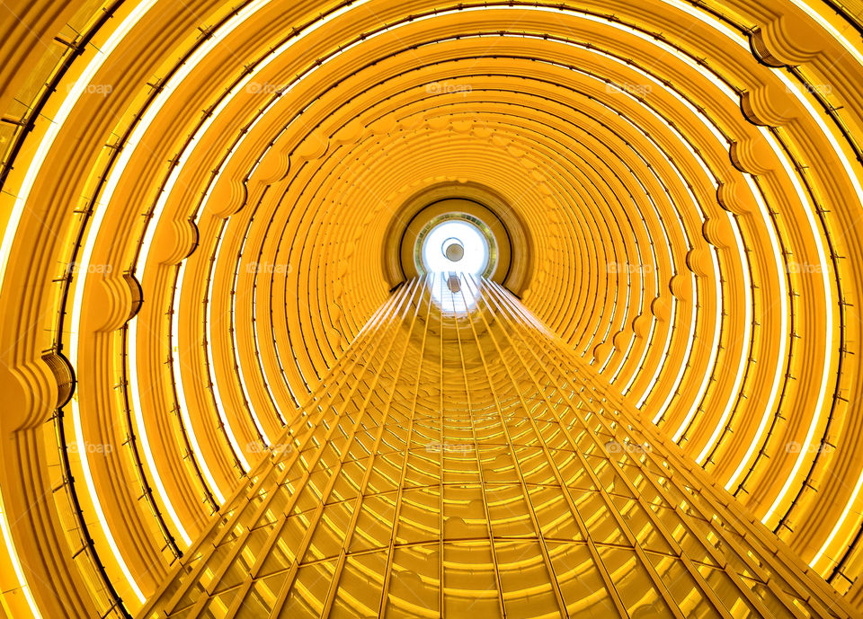 Lobby of the Grand Hyatt Shanghai China