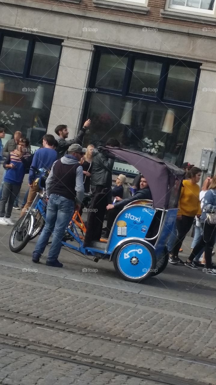 a different kind of taxi in amsterdam