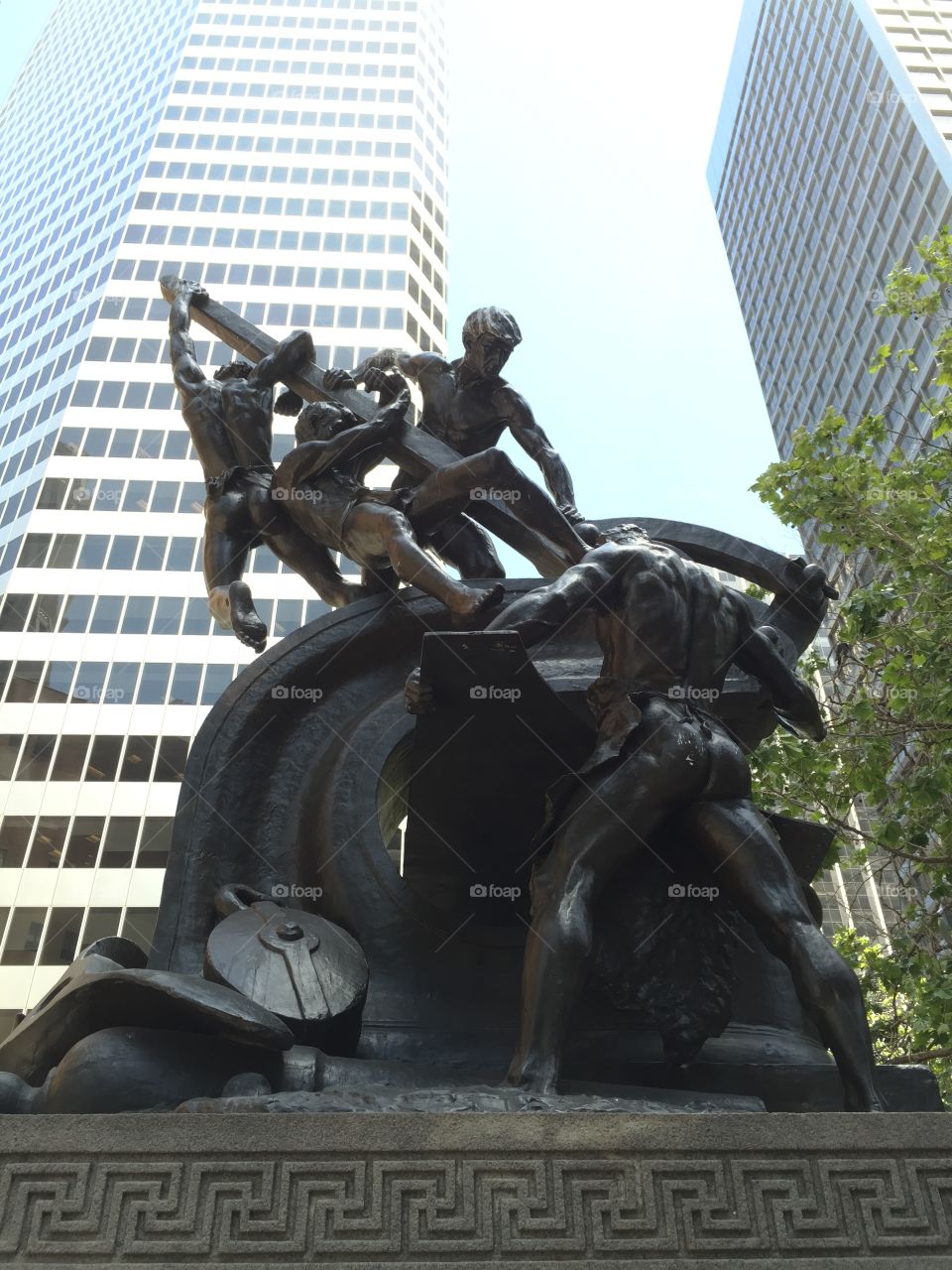 Mechanic Monument in San Francisco . A statue dedicated to mechanics