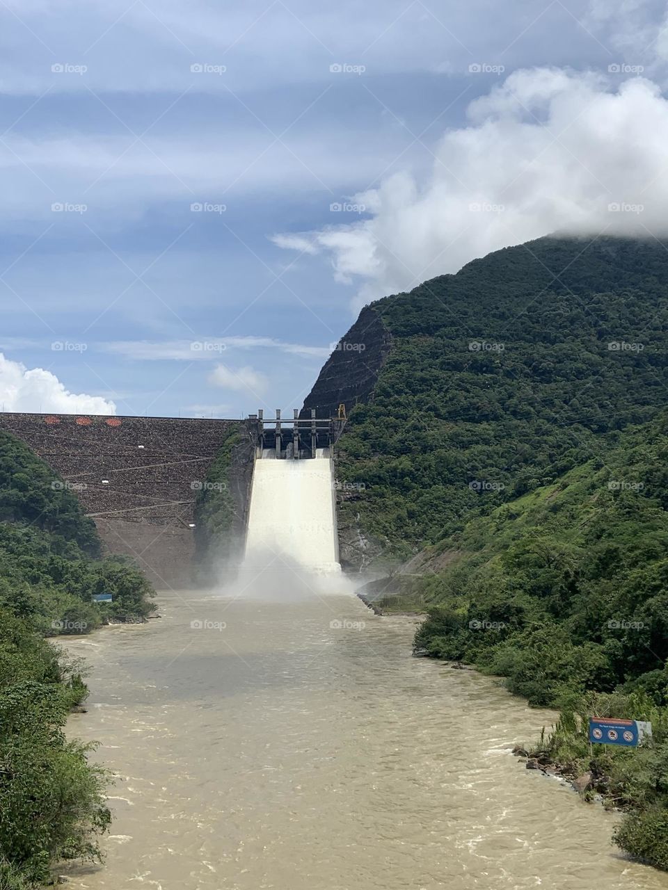 Magnificent waterfall 