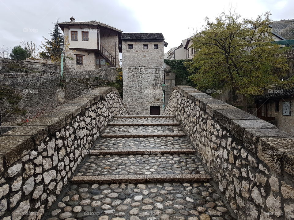 Mostar city bridge 