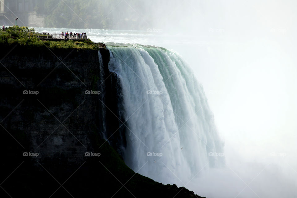 Beautiful view on Niagara Falls