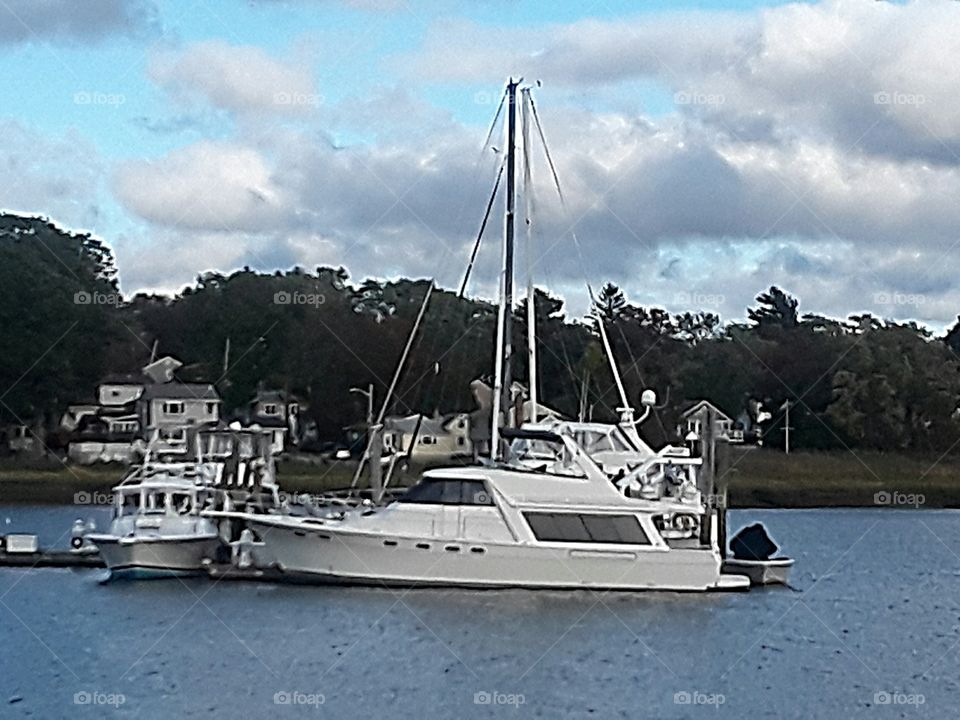 Luxury Boat South Shore Marina , Massachusetts
