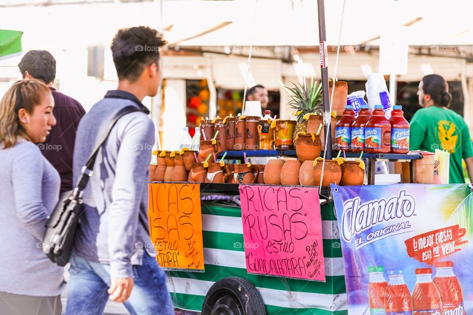 A cool coconut drink in Juarez, Mexico?