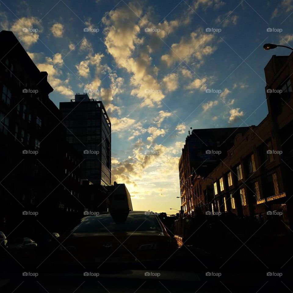 New York City - July 2017 - Taken on Android Phone - Galaxy S7 - No Filter - Sunset near the High Line