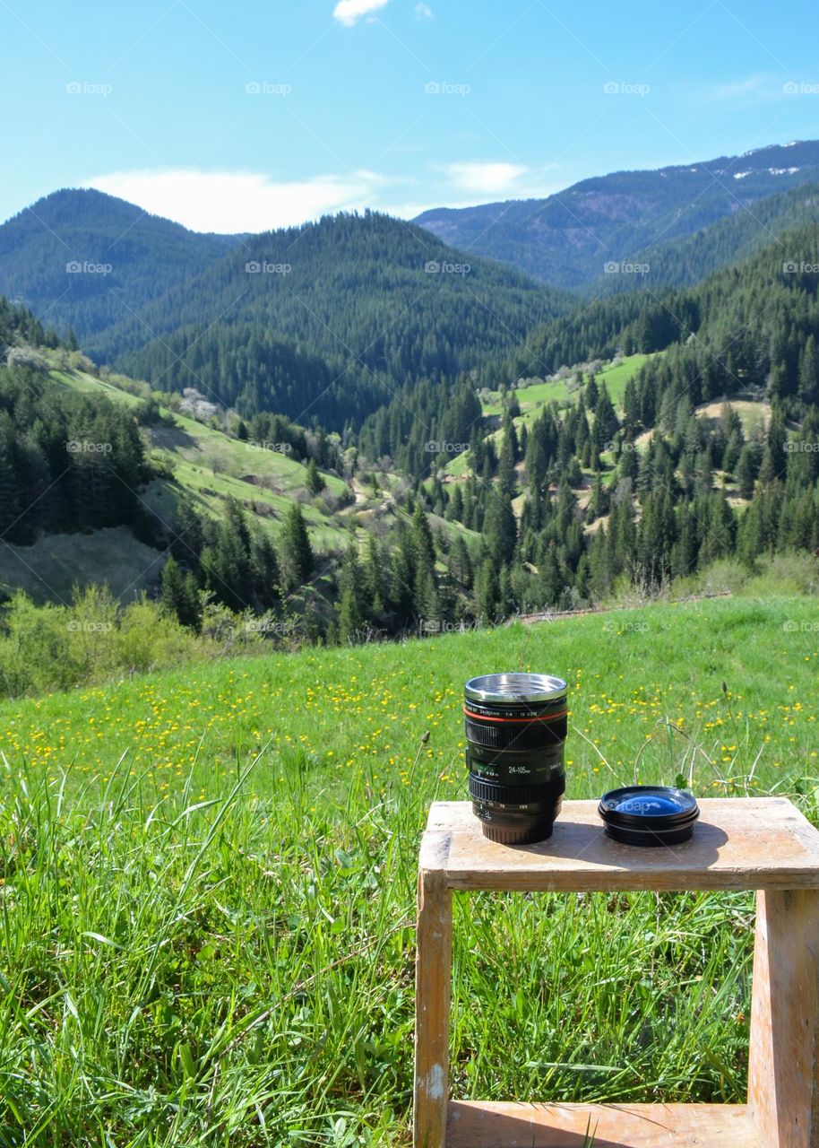 Products I Always Take with Me, Camera Lens Coffee Mug