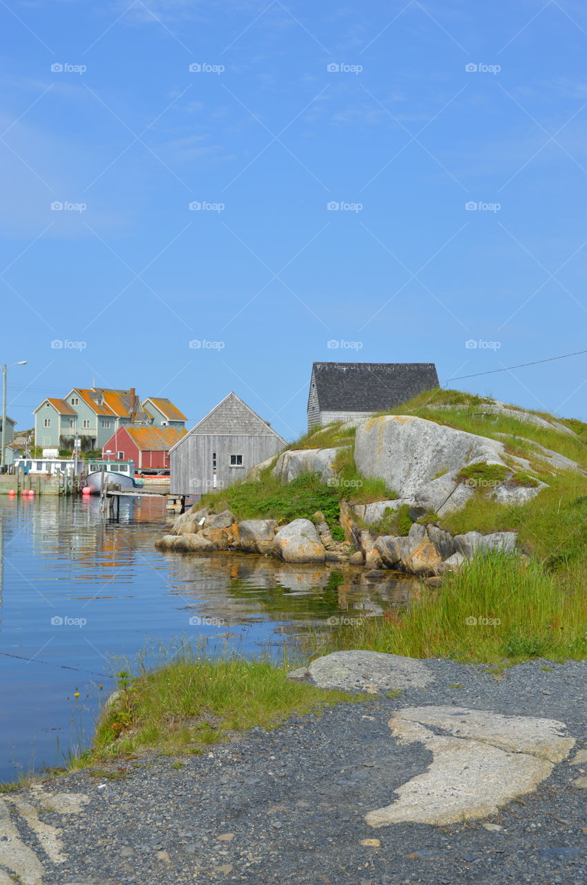 Fishing boats, harbour, Peggy’s Cove Nova Scotia 
