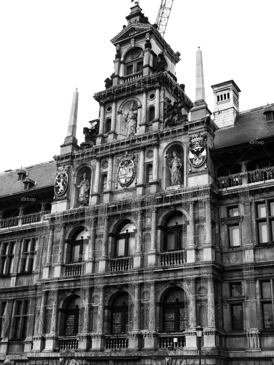 City hall in Antwerp, Belgium.