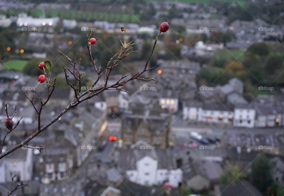 Looking down over Settle In Yorkshire from a walk .. light is fading .. time to head back home .. This Is Britain Foap Weekend 