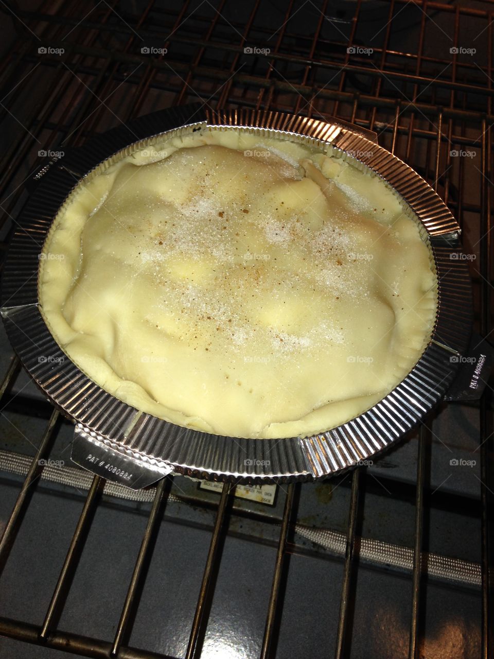 Homemade Apple Pie Ready For Baking