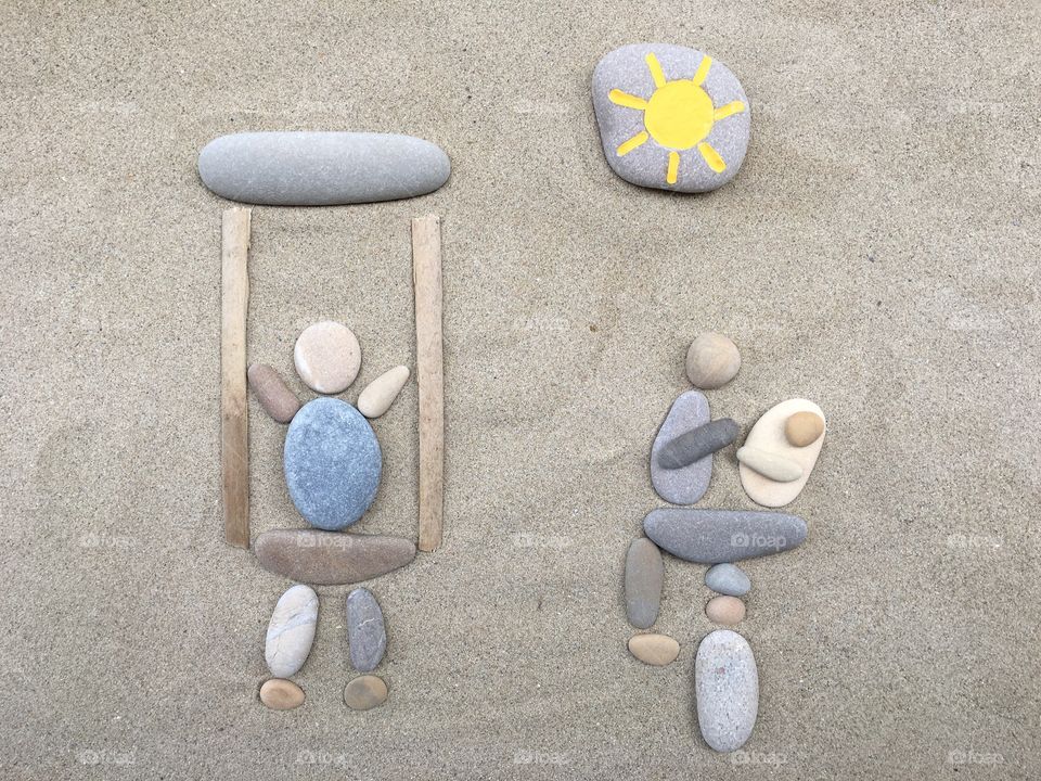 Sand, Zen, Beach, Balance, No Person