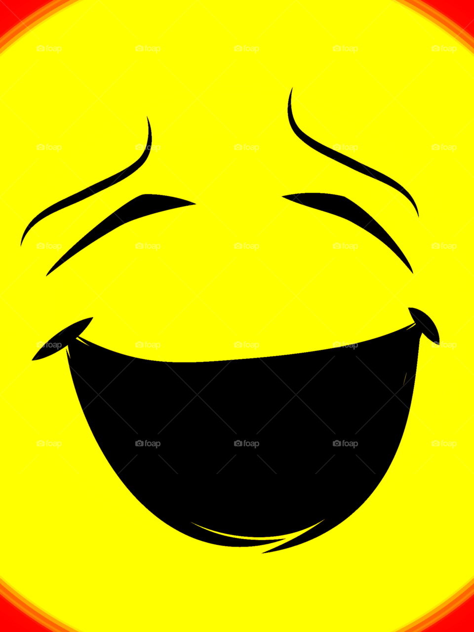 Laughing Emoji Flat Version