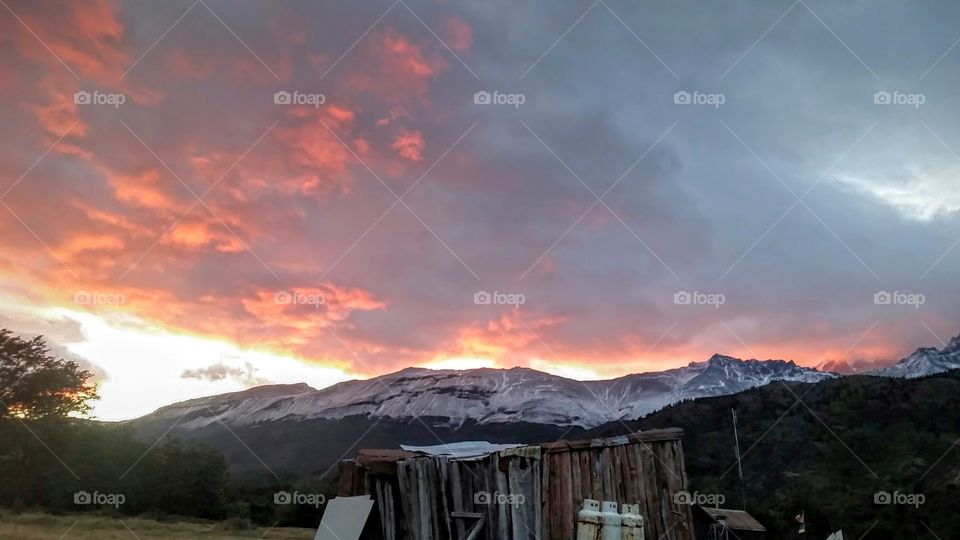 Sunrise in Patagonia